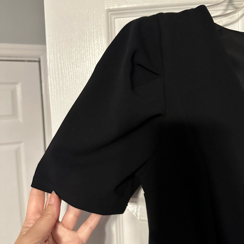 Express Basic Black V Neck Jumpsuit - image 6